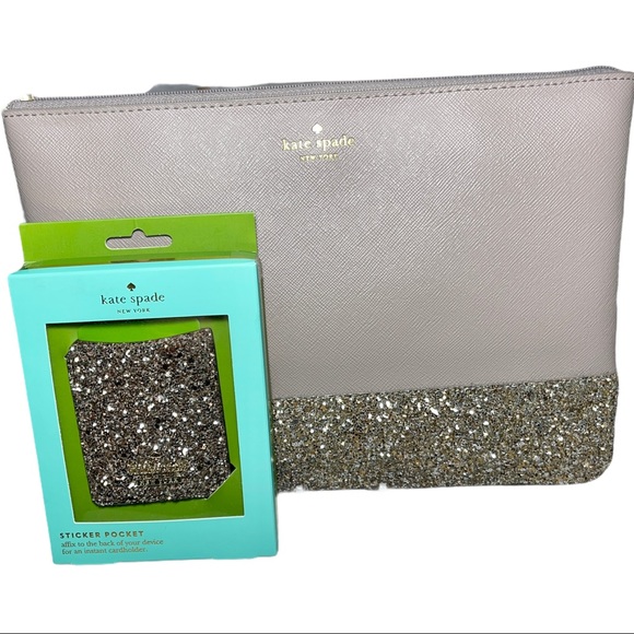 kate spade Handbags - Kate Spade All That Glitters Pouch/Sticker Pocket